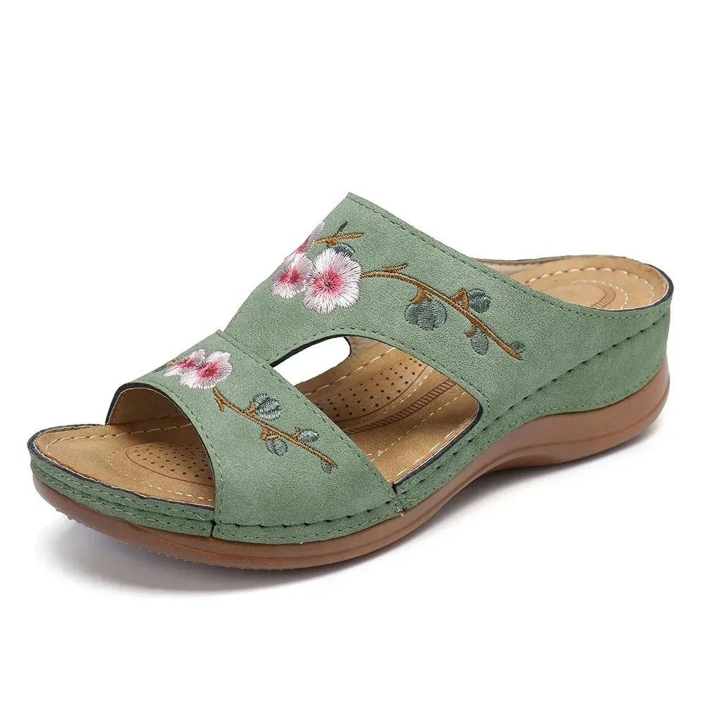 Mules Confort Fleuries