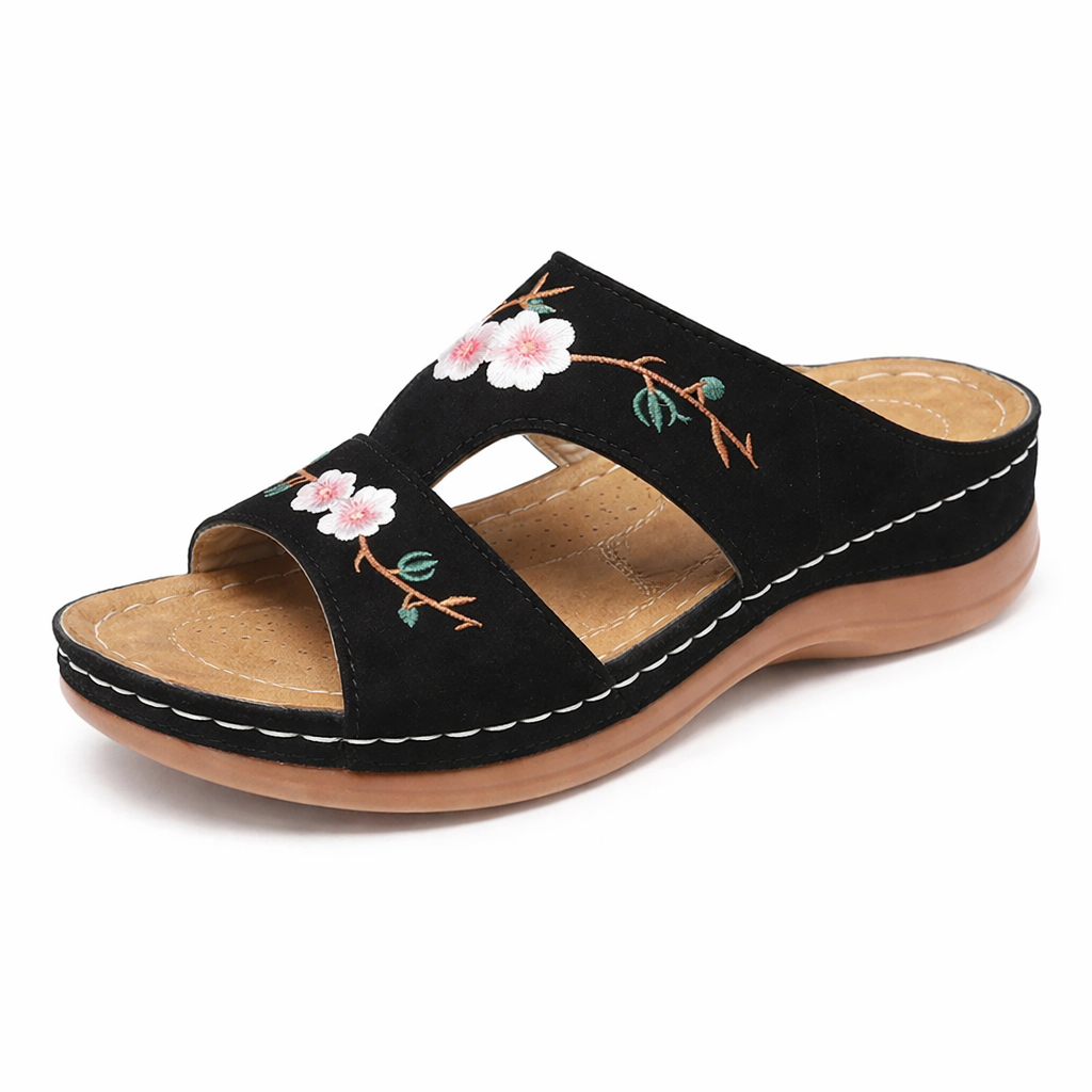 Mules Confort Fleuries