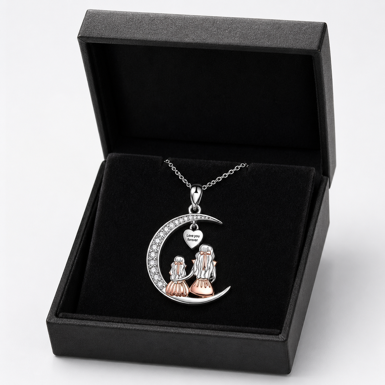 Collier Maman & Fille – Amour Éternel