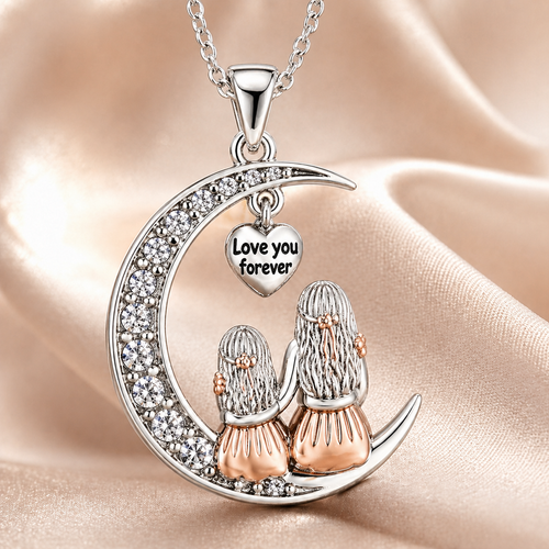 Collier Maman & Fille – Amour Éternel
